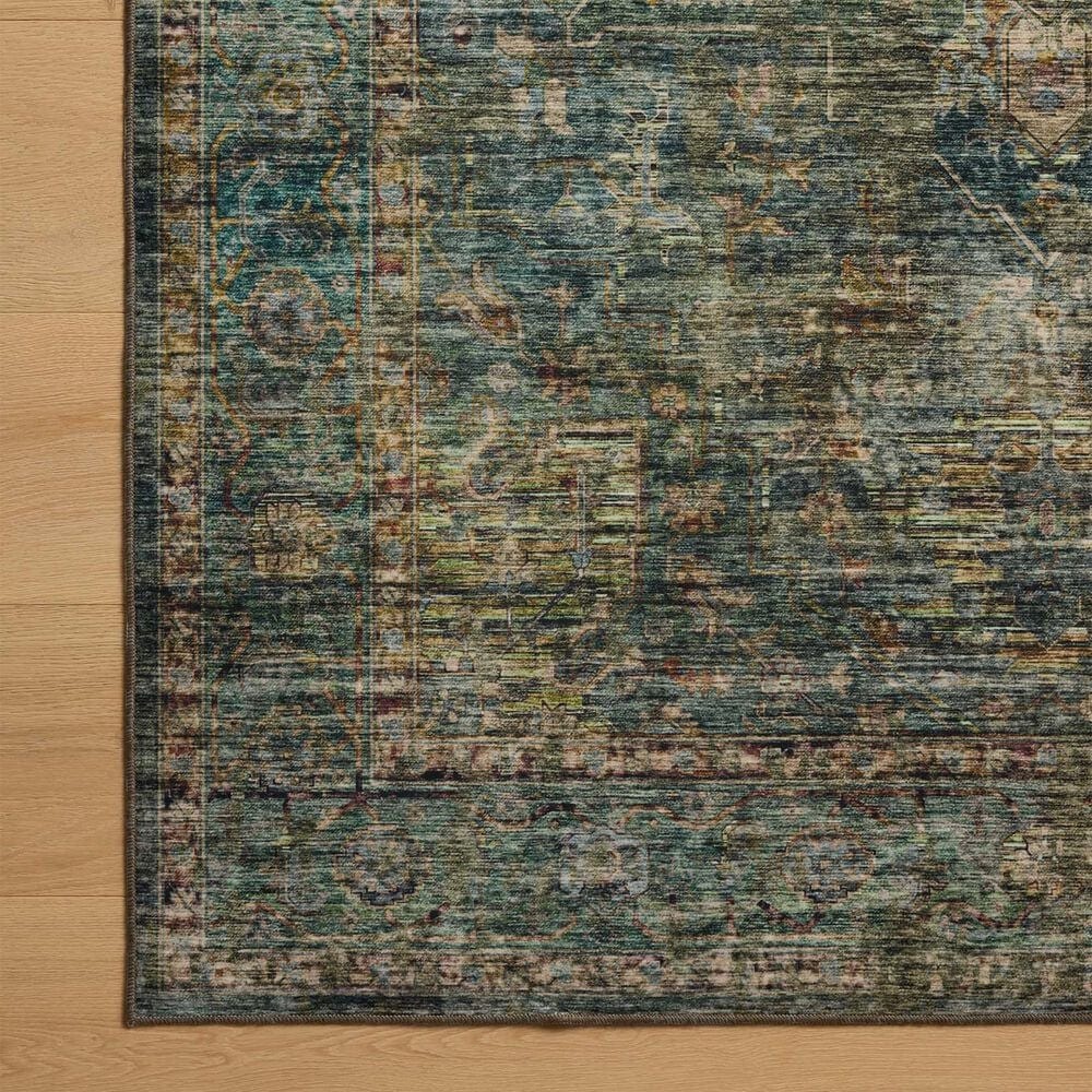 Loloi II Anniston Lagoon and Multicolor 3'6" x 5'6" Area Rug, , large