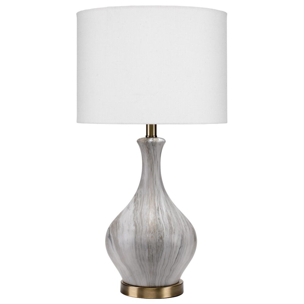 Splendor Living Verona Table Lamp in Grey and Gold, , large