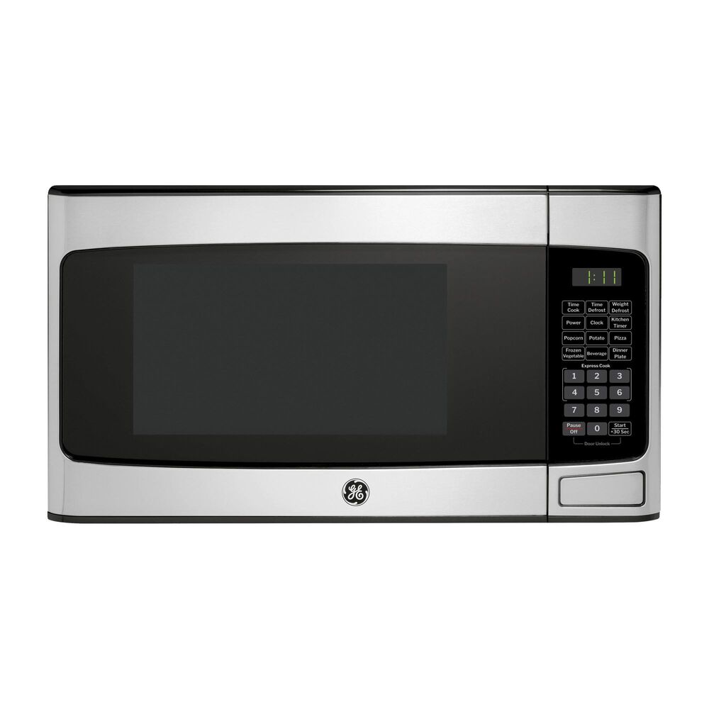 GE Appliances 1.1 Cu. Ft. Countertop Microwave Oven in Stainless Steel, , large