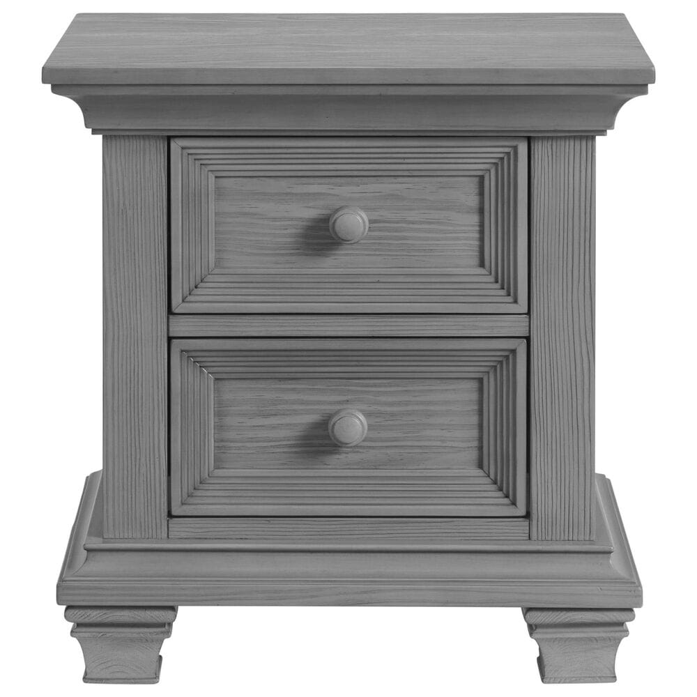 Oxford Baby Weston 2 Drawer Nightstand in Dusk Gray, , large