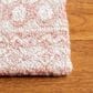 Safavieh Micro-Loop Southwestern 8" x 10" Pink and Ivory Area Rug, , large