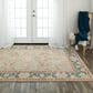 RIZZY Belmont 8" x 10" Light Blue, Beige and Rust Area Rug, , large