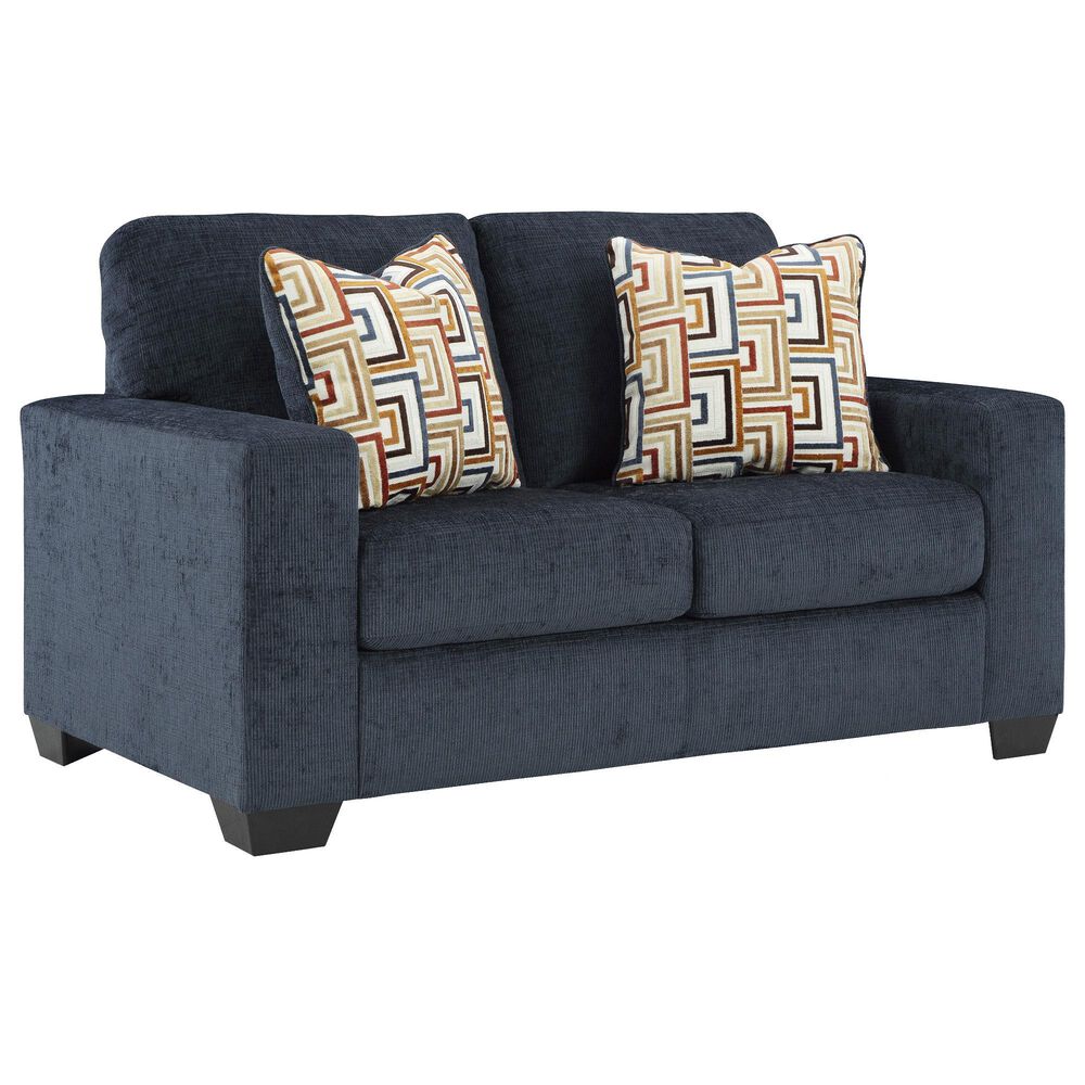 Ashley Aviemore Stationary Loveseat in Ink, , large