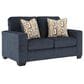Ashley Aviemore Stationary Loveseat in Ink, , large
