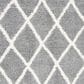 Safavieh Venus Shag VNS681J 6"7" Round Grey and Ivory Area Rug, , large