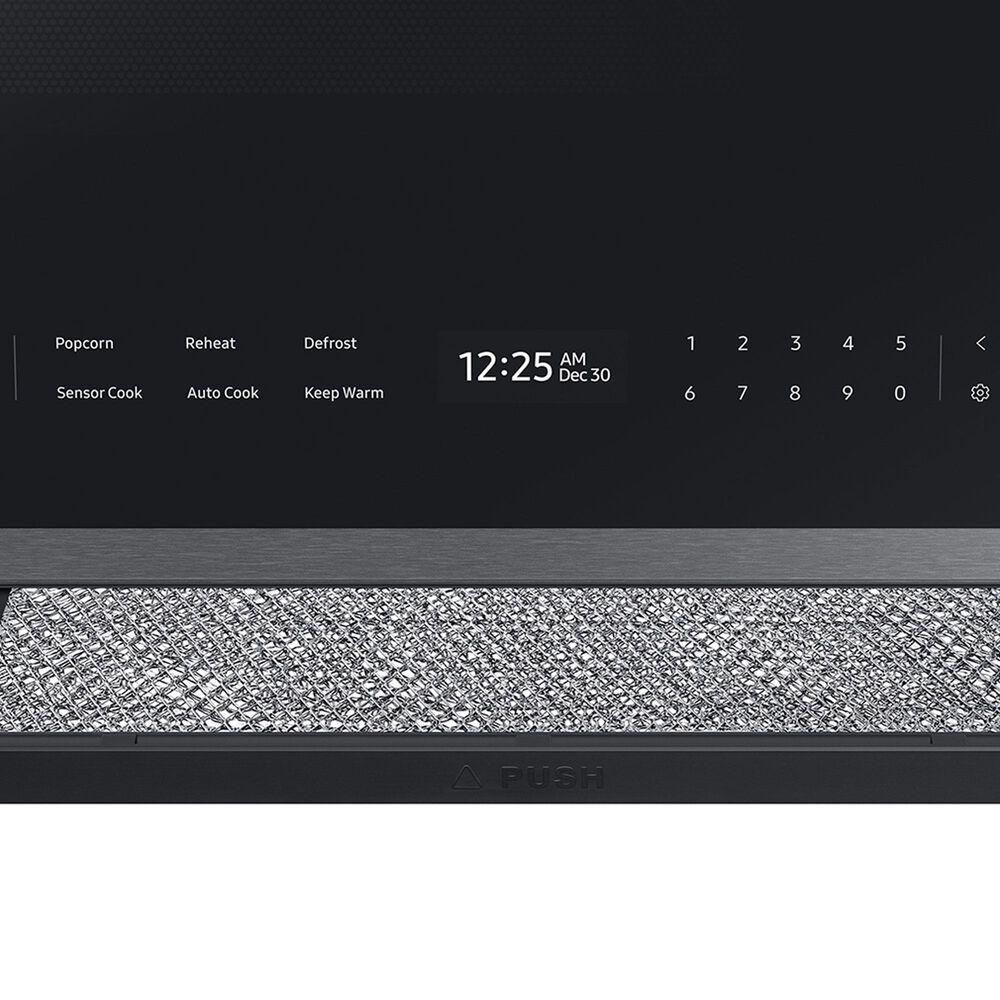 Samsung 2-Piece Kitchen Package with 6.3 Cu. Ft. Convection Freestanding Electric Range and Bespoke 2.1 Cu. Ft. Fingerprint Resistant Over-the-Range Microwave in Stainless Steel, , large