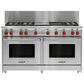 Wolf 60" Professional Gas Range Double Oven, , large