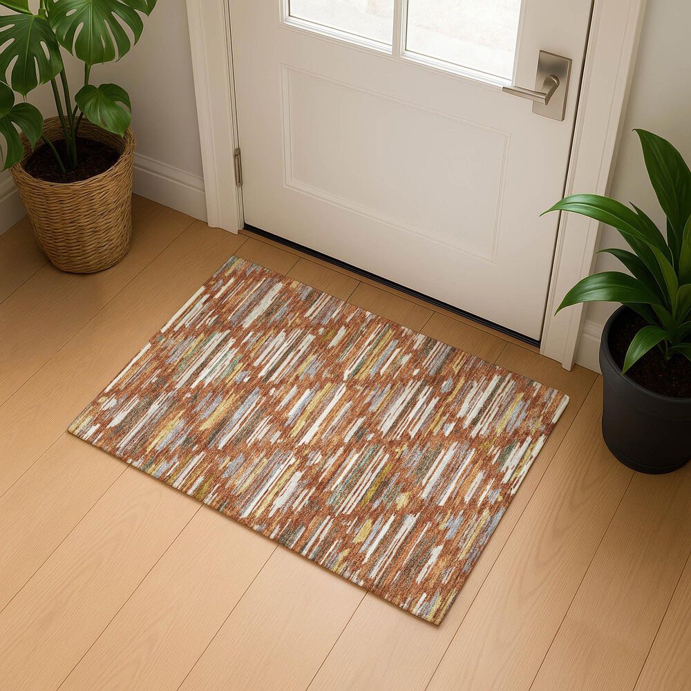 Dalyn Rug Company Kenner KN2 Paprika 2'6" x 3'10" Area Rug, , large