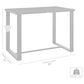 Blue River Argiope Outdoor Patio Bar Height Dining Table in Dark Gray - Table Only, , large