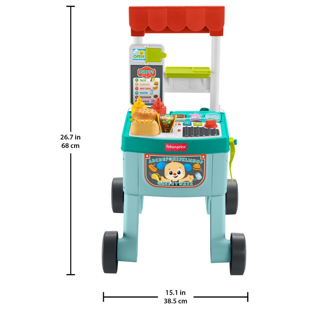 Fisher Price Laugh and Learn 4-In-1 Snack Cart Walker in Multicolor, , large