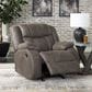 Ashley First Base Manual Recliner in Gunmetal, , large