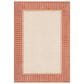 Surya Alfresco 5"3" x 7"7" Rust and Beige Indoor/Outdoor Area Rug, , large
