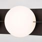 Vaxcel Parkview 3-Light Bathroom Vanity in Matte Black, , large