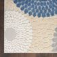 Nourison Aloha ALH29 5"3" x 7"5" Blue and Grey Indoor/Outdoor Area Rug, , large