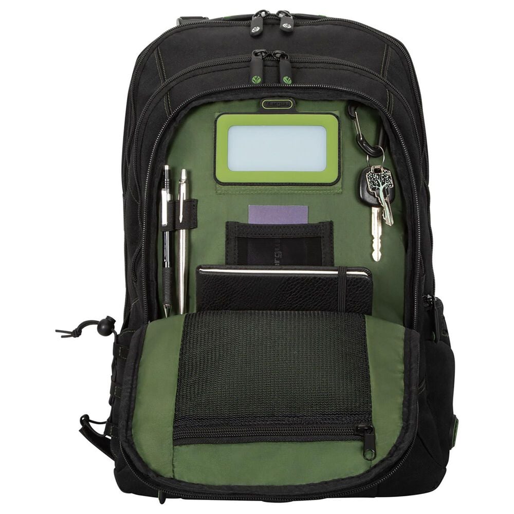 Targus 15.6&quot; Spruce EcoSmart Checkpoint Friendly Backpack in Black, , large