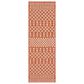 Nourison Positano Southwestern Terracotta 2" x 6" Indoor/Outdoor Area Rug, , large