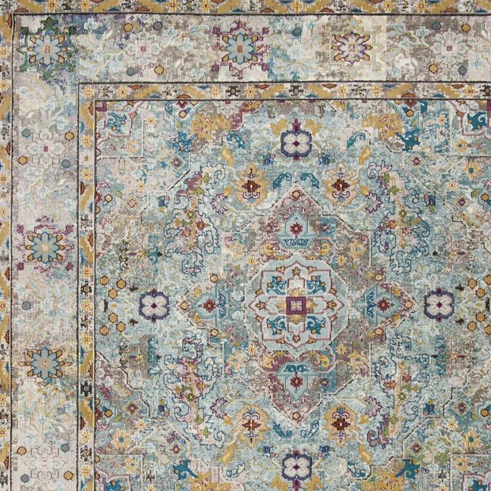 Safavieh Aria 2&#39; x 12&#39; Beige and Blue Runner, , large
