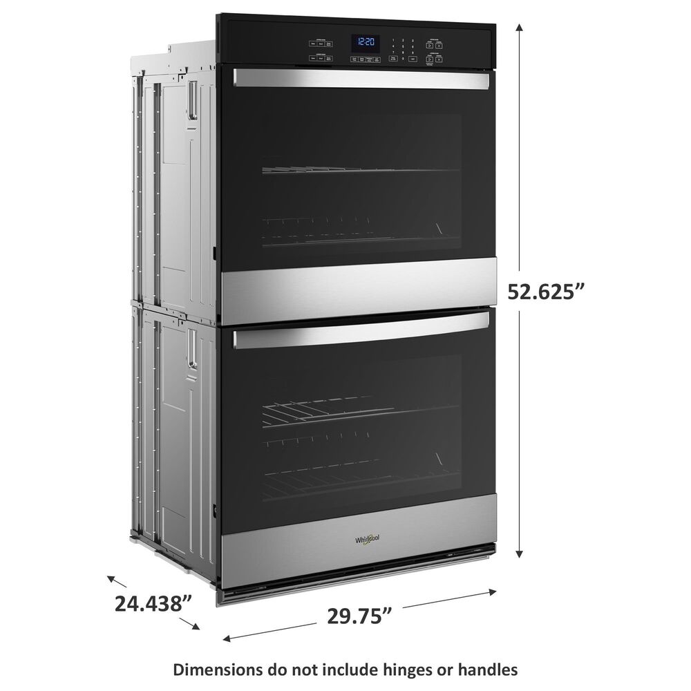 Whirlpool 30&quot; Double Self-Cleaning Wall Oven in Stainless Steel, , large