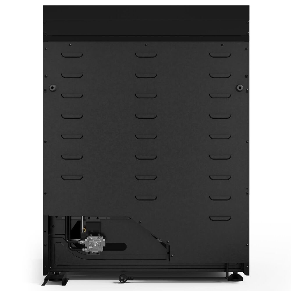 Thor Kitchen Gordon Ramsay 4.55 Cu. Ft. 30&quot; Professional Natural Gas Range with Navy Blue Handle Kit in Black, , large
