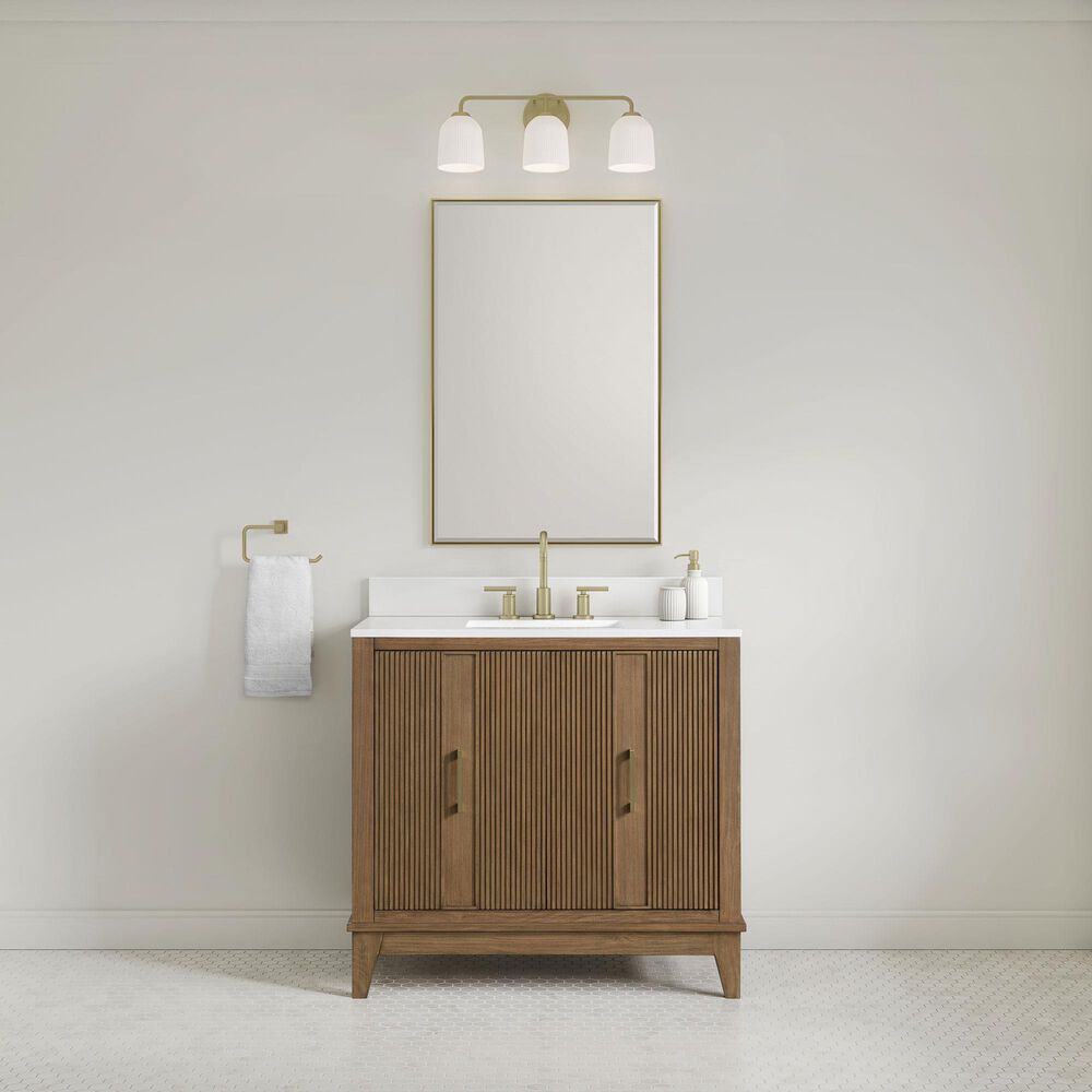 37B Fenwick 36" Single Bathroom Vanity in Kona with Glossy White Composite Stone Top and Backsplash, , large