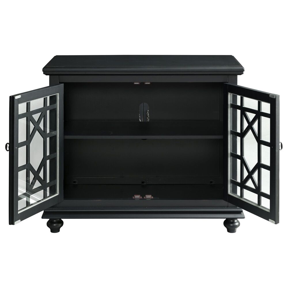 Forma &amp; Co Cassandra Small Spaces TV Stand in Antique Black, , large
