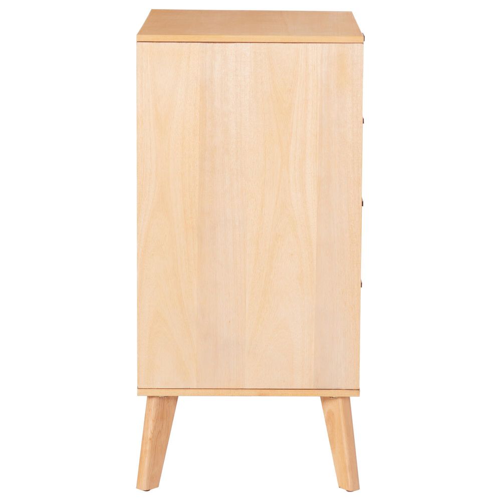 Linon Home Decor Reid 4-Drawer Chest in Natural, , large