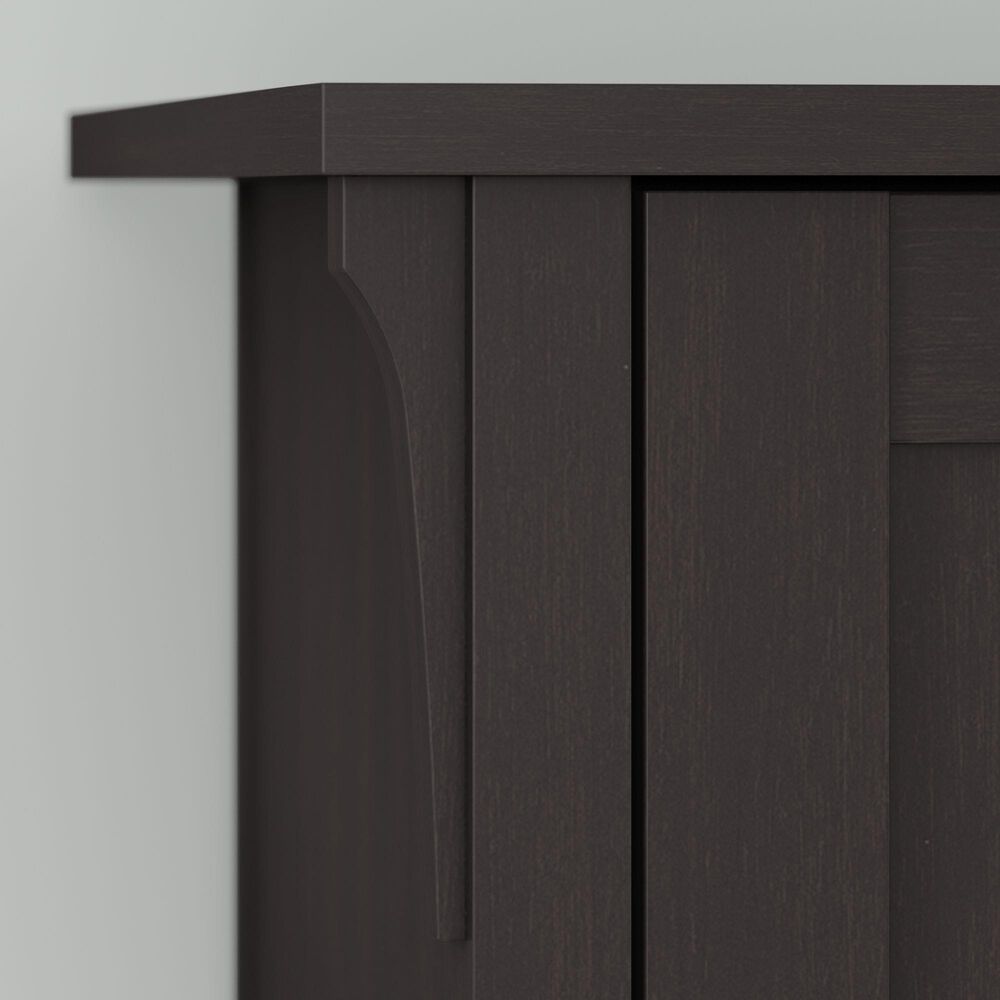 Bush Salinas Tall Storage Cabinet in Vintage Black, , large