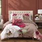 Bebejan Florence 5-Piece Queen Comforter Set in Wine, Blush, Ivory and Sand Dune, , large