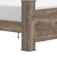 Ashley Rusticott King Poster Bed in Brown, , large