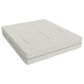 Jaxx Zipline 3-Piece Stationary Convertible Sleeper Loveseat in Ice Velvet, , large