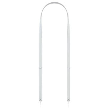 Apple Crossbody Strap in Light Gray, , large