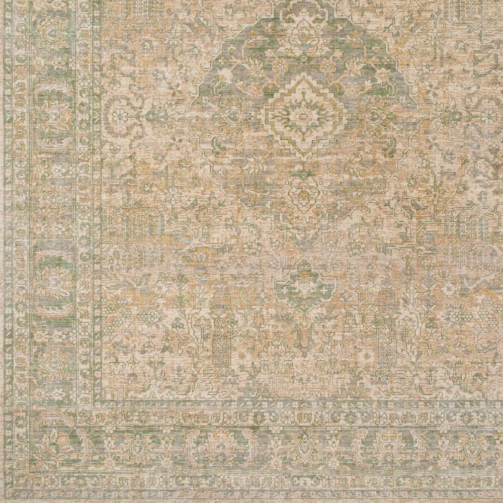 Surya Once Upon a Time Light Beige, Tan, Taupe, Olive, Dusty Coral and Sage 7&#39;10&quot; x 9&#39;10&quot; Area Rug, , large
