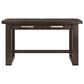 Ashley Breckington 3-Piece Desk with Bookcase and Chair Set in Dark Brown, , large