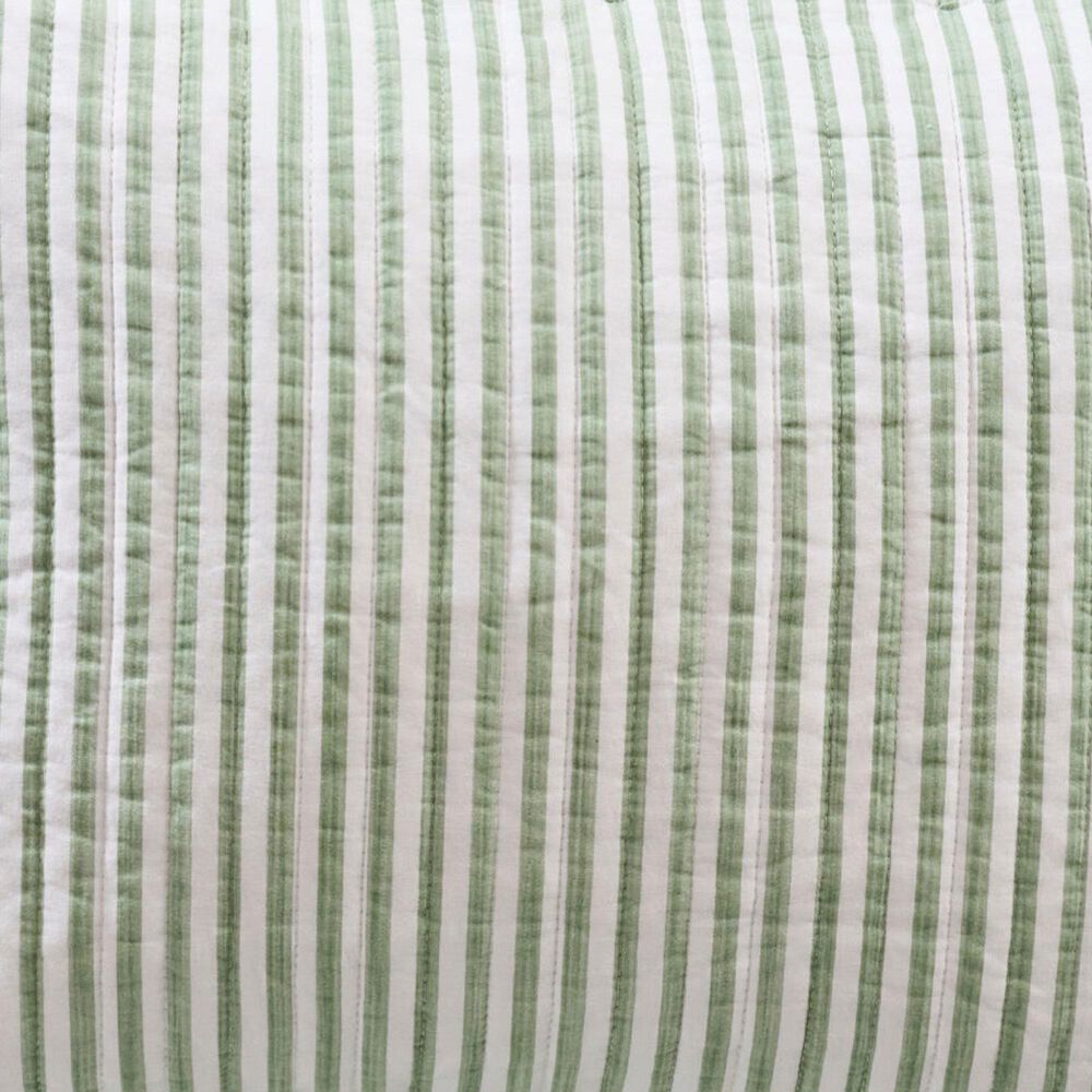Levtex Martha 3-Piece Full/Queen Quilt Set in Sage and White, , large
