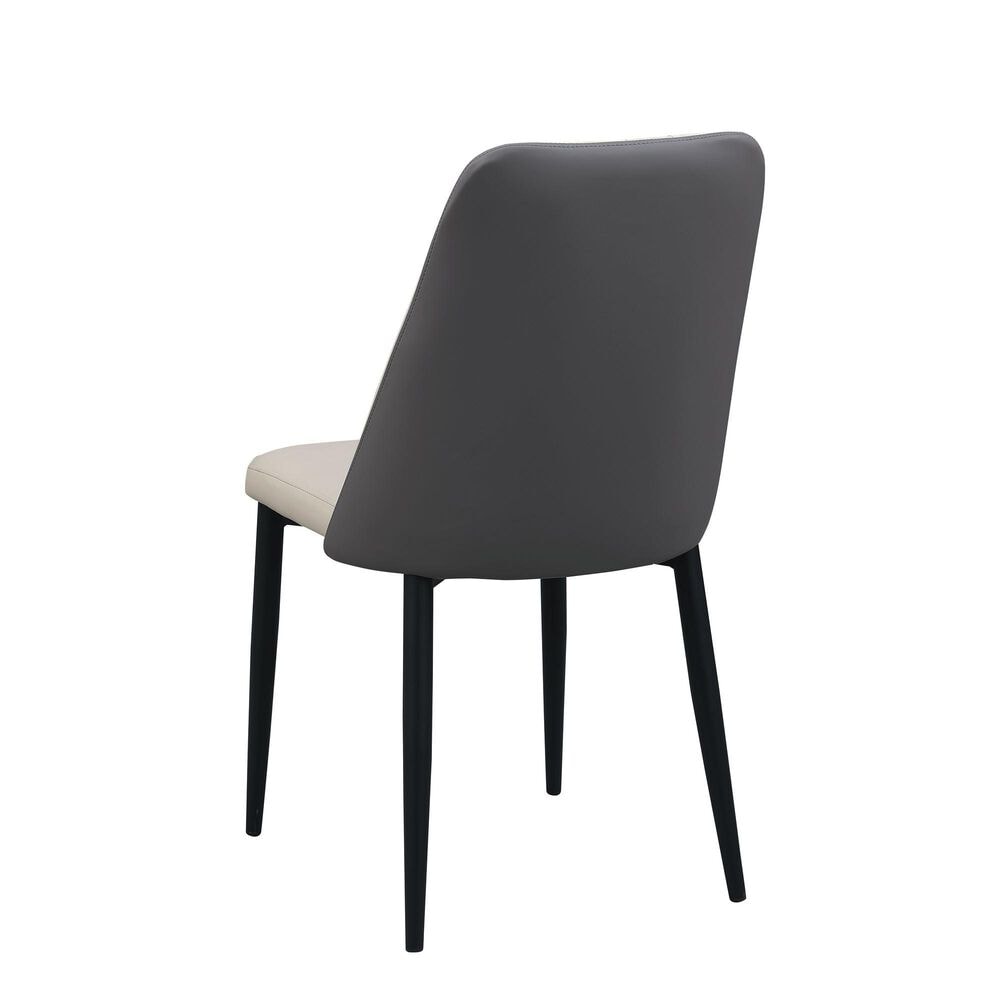 Monroe Judith Dining Table and Chairs in Marbleized Matte Gray, , large