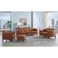 Hydeline Pacer Stationary Sofa in Nutmeg Brown, , large