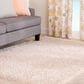 Central Oriental Geneva Shag 5" x 7" Buff and Parchment Area Rug, , large