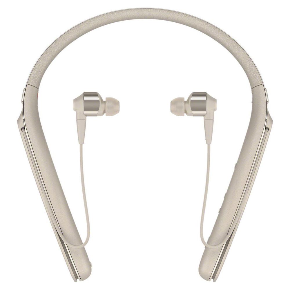 Sony Around-Neck Wireless In-Ear Noise Cancelling Headphones - Gold, , large