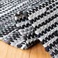 Safavieh Montauk MTK251 6" x 9" Grey and Black Area Rug, , large