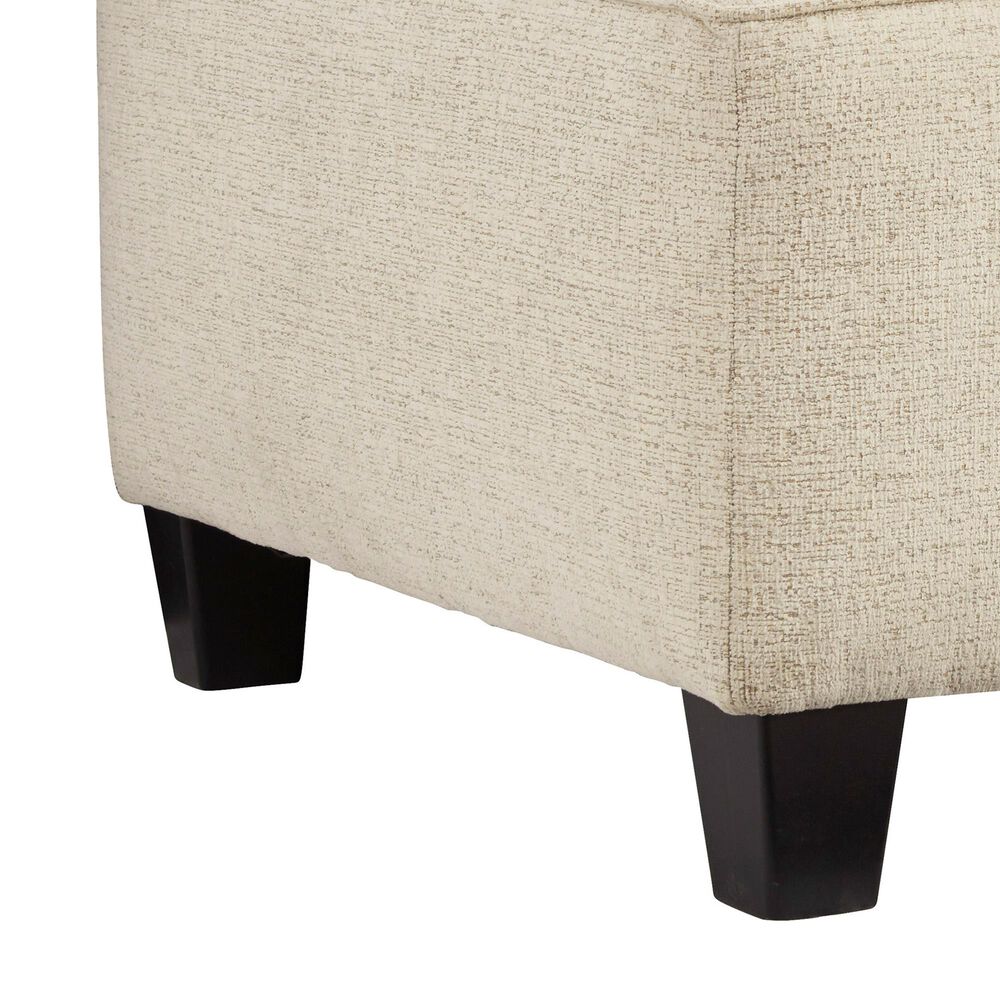 Ashley Abinger Oversized Accent Ottoman in Natural, , large