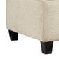 Ashley Abinger Oversized Accent Ottoman in Natural, , large