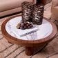 Eichholtz Presedio Coffee Table in Walnut and Bianco Lilac, , large