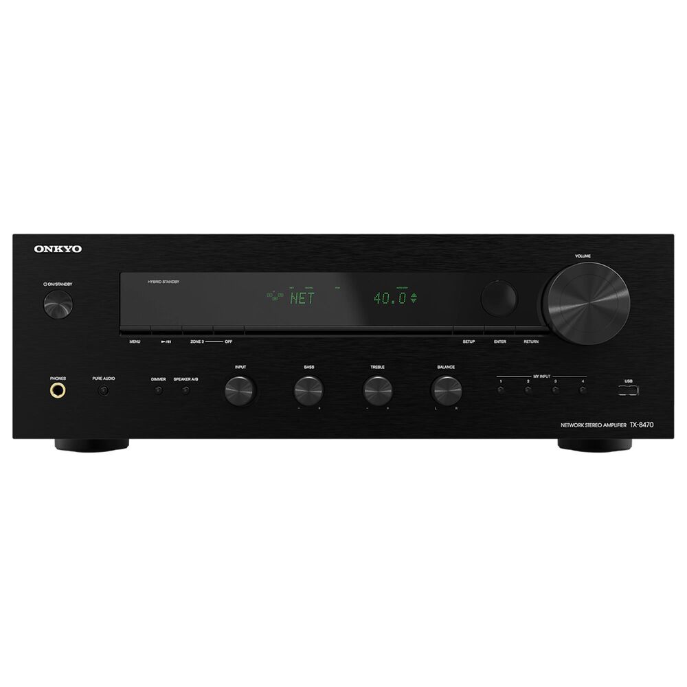 Onkyo TX-8470 Hi-Fi Network Stereo Receiver in Black, , large