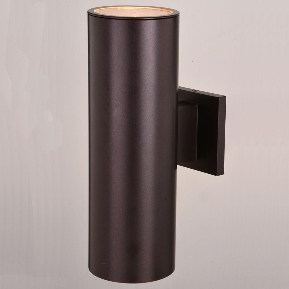 Vaxcel Chiasso 14.25" 2-Light Outdoor Wall Sconce in Deep Bronze, , large