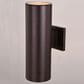 Vaxcel Chiasso 14.25" 2-Light Outdoor Wall Sconce in Deep Bronze, , large