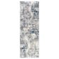 Surya Aisha 2"7" x 7"7" Charcoal, Light Gray, Blue and Off-White Runner, , large