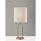 Adesso Joey Table Lamp in Antique Brass, , large