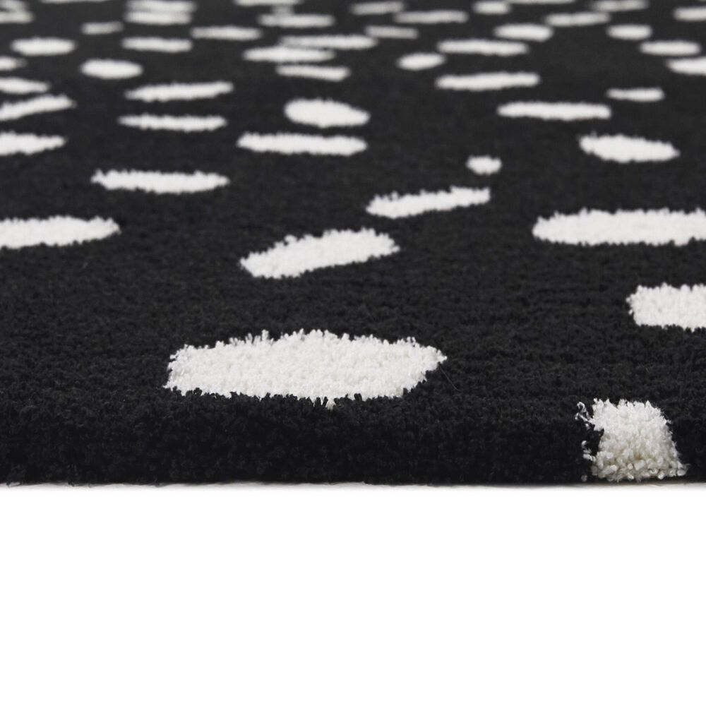 Balta Rugs Kannisto 5&#39;3&quot; x 7&#39; Black and White Area Rug, , large