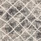 Feizy 3873F Kano Ivory / Gray 2"2" x 3" Area Rug, , large