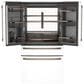 Cafe 4pc Kitchen Package with Refrigerator, Range, Microwave, and Dishwasher in White, , large